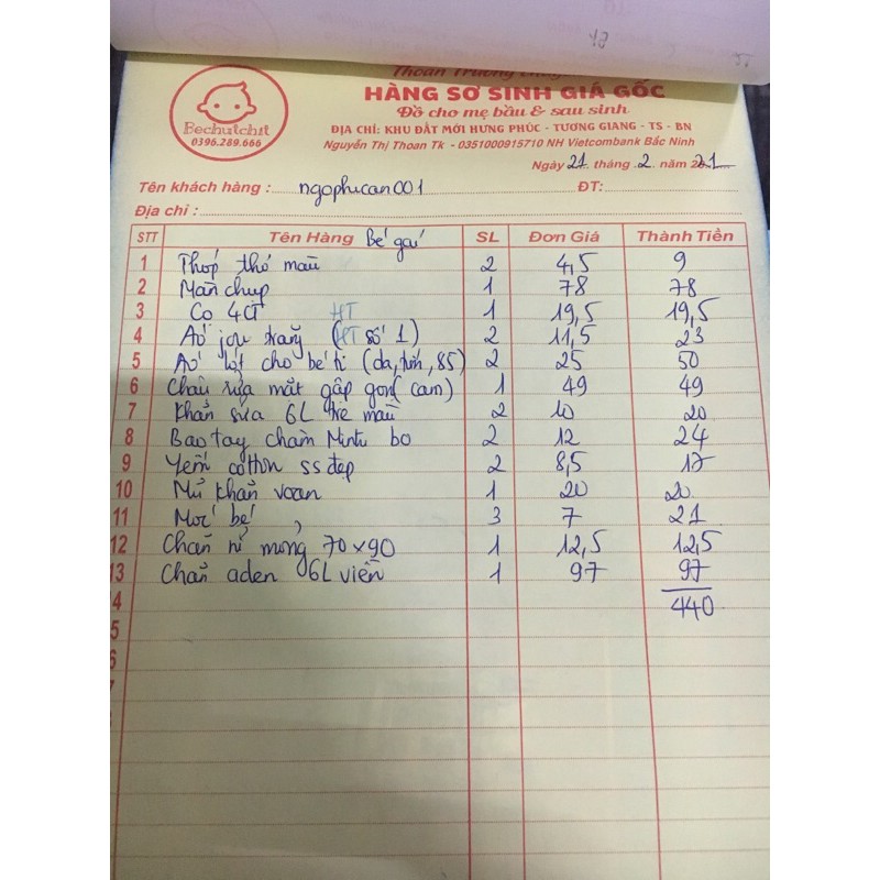 combo đồ sơ sinh bé gái 21/2 (số 4)