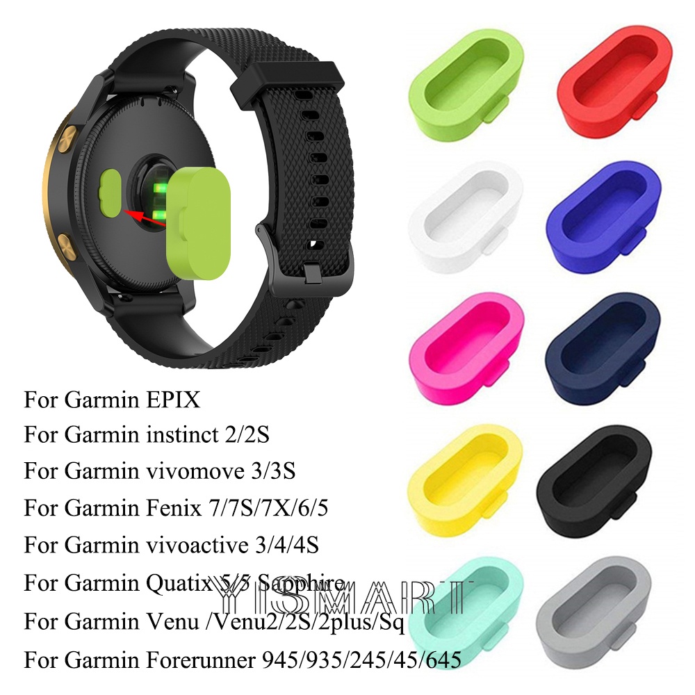 Nắp Đậy Cổng Sạc Chống Bụi Cho Garmin Fenix 5 5S 5X 6 6S 6X 7 7S 7X Venu Vivoactive4 3 Vivomove3
