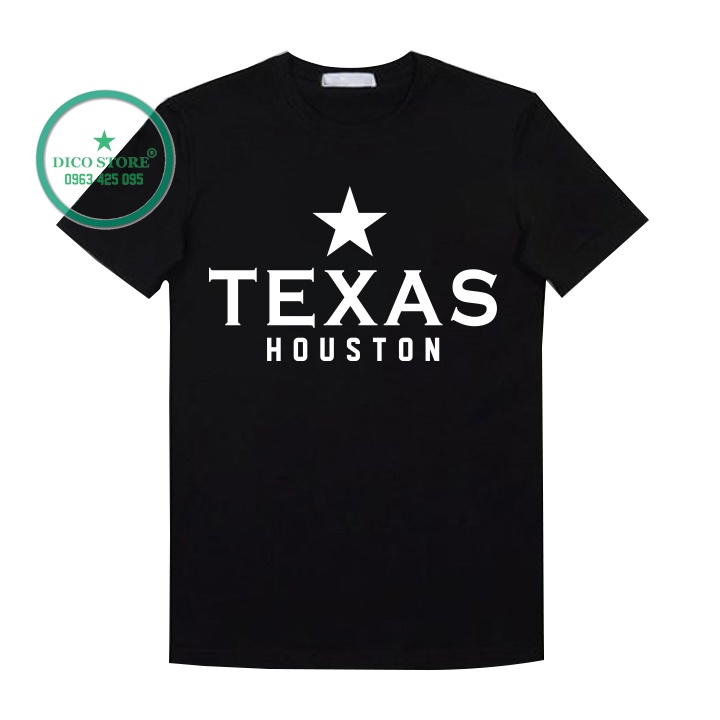 Áo thun TEXAS UNISEX NAM NỮ FORM RỘNG VẢI THUN COTTON MỀM MỊN