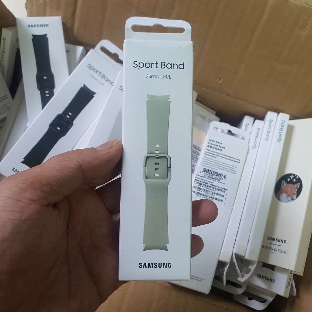 Dây Đồng Hồ Samsung Galaxy Watch 4 Chính Hãng, Fullbox, Dùng Chung Watch 5 - Bản 20mm