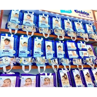 [TẶNG QUÀ] Bỉm GOLDGI Nhật Tã Dán/Quần NB92/S84/M66/L56-M60/L48/XL44 mẫu mới chào hè 2020