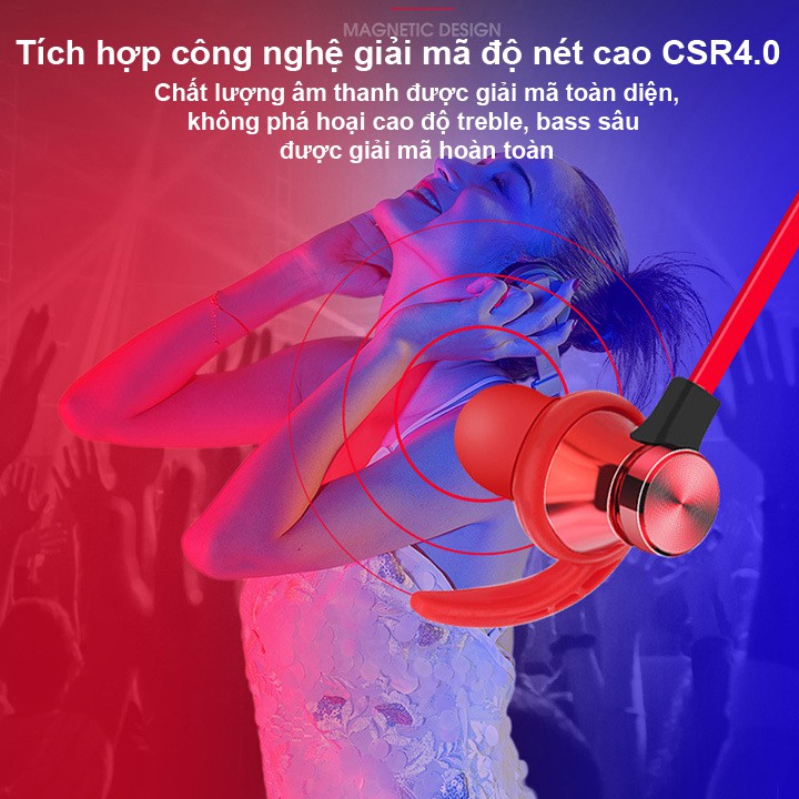 Tai nghe Bluetooth 2 tai chống ồn cao cấp TX-33 có mic thoại nghe nhạc