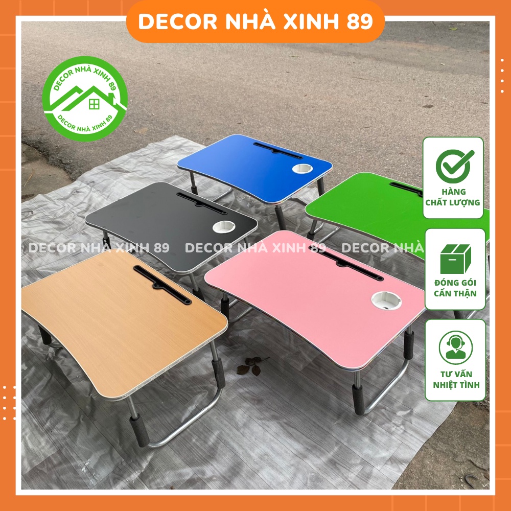 Bàn học gấp gọn thông minh có khe cắm ipad