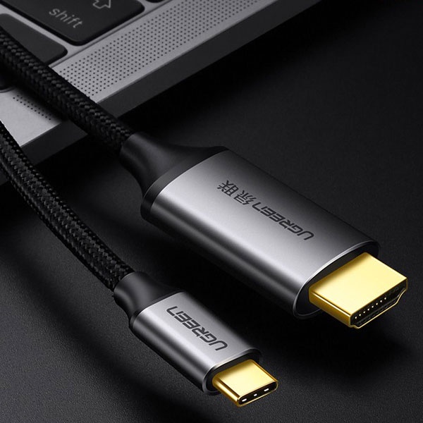 Cáp chuyển USB type C sang HDMI dài 3m UGREEN 50766, dây USBc sang HDMI