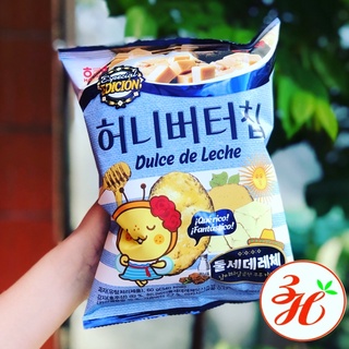 Snack khoai tây Calbee bơ mật ong caramel - Hàn Quốc