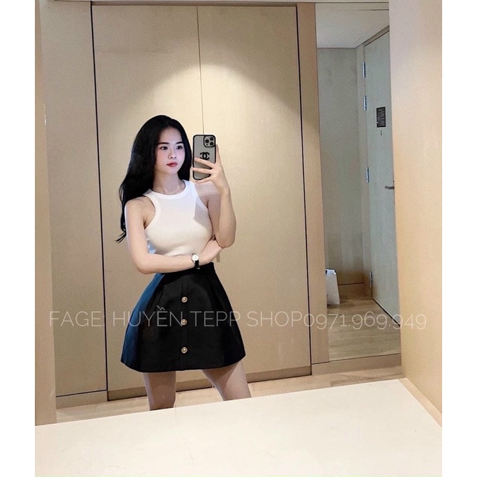 ÁO BA LỖ TĂM KHOÉT SÂU ÔM DÁNG MS90192