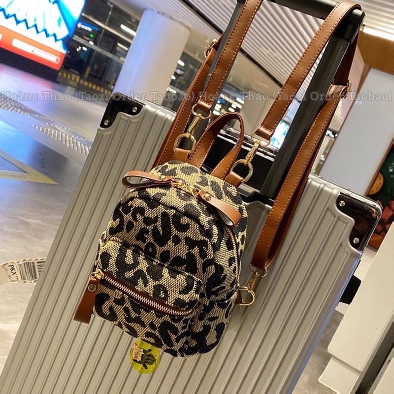 Balo mini thời trang chất liệu da dạ Lolichang_store phong cách Hàn Quốc