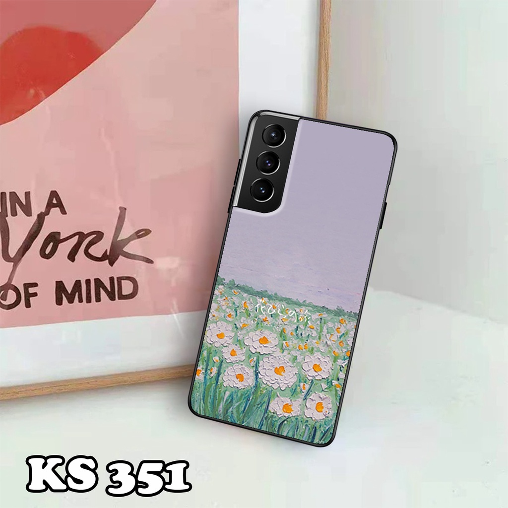 Ốp lưng Samsung S22 - Samsung S22 Plus - Samsung S22 Ultra - Ốp in hình Cánh đồng hoa - Chất liệu TPU siêu bền
