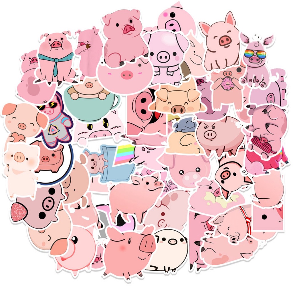 Bộ 10 Sticker Siêu Đẹp, Cute - Giao mẫu ngẫu nhiên