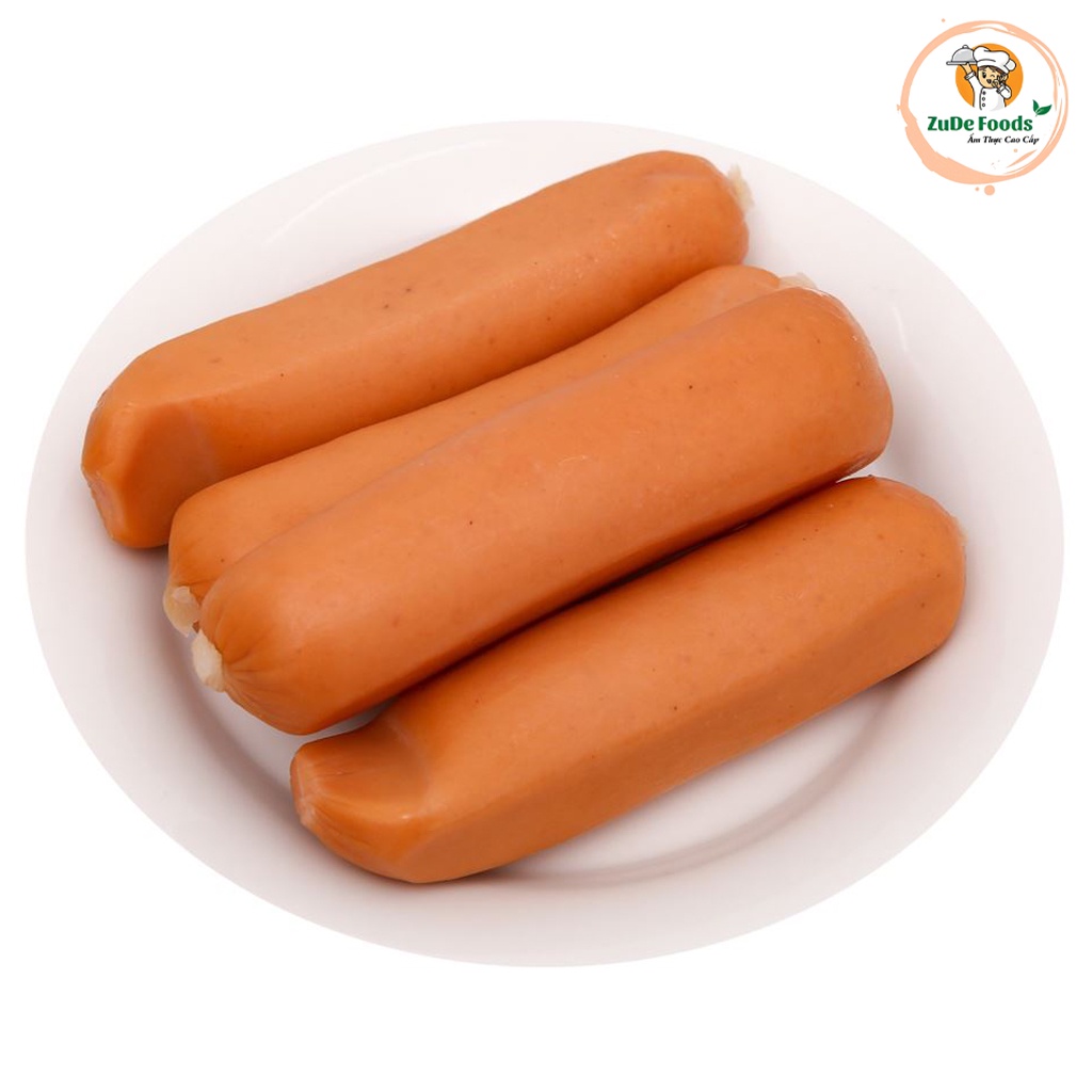 Xúc Xích Hotdog Meli tươi dùng để chiên, rán thơm ngon - Gói 500g loại 1 có 10 cây, Ship Hỏa Tốc Hà Nội