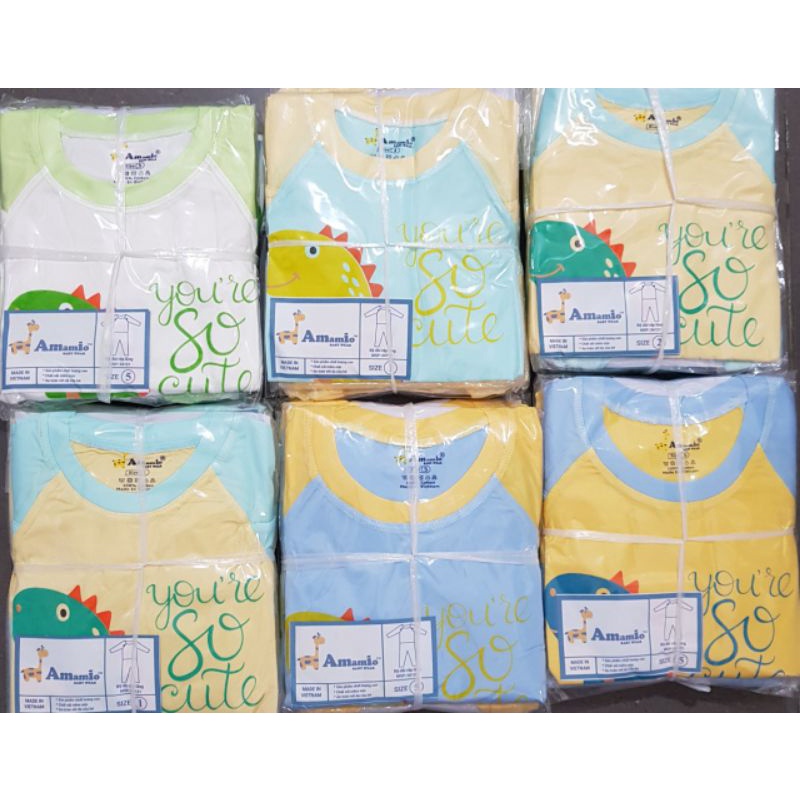 {8-16kg} Bộ Thun Lạnh Dài Tay Sài Gòn cho bé trai size nhí (hàng công ty đẹp)