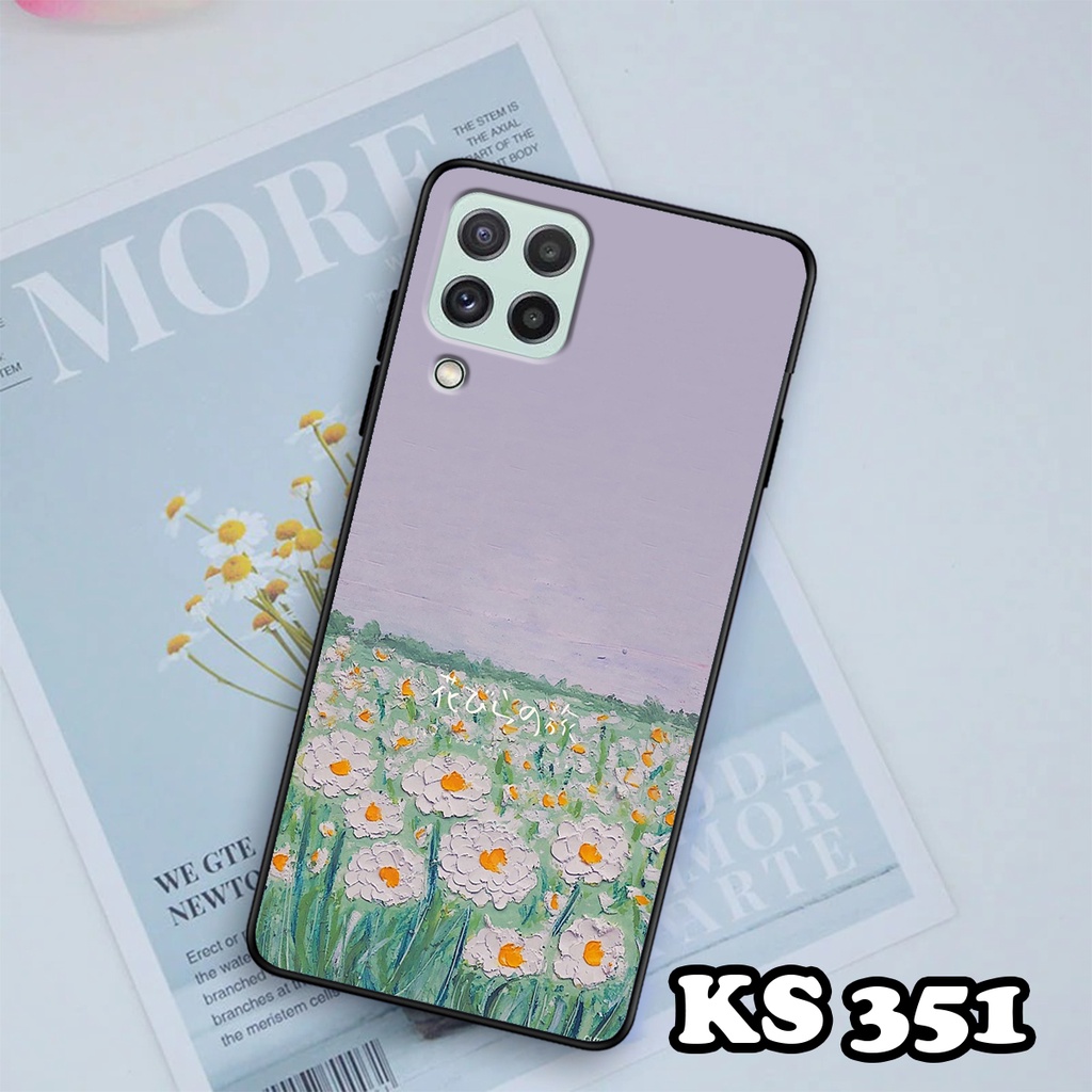Ốp lưng Samsung M32 4G - Samsung M33 - Ốp in hình Cánh đồng hoa - Chất liệu TPU siêu bền