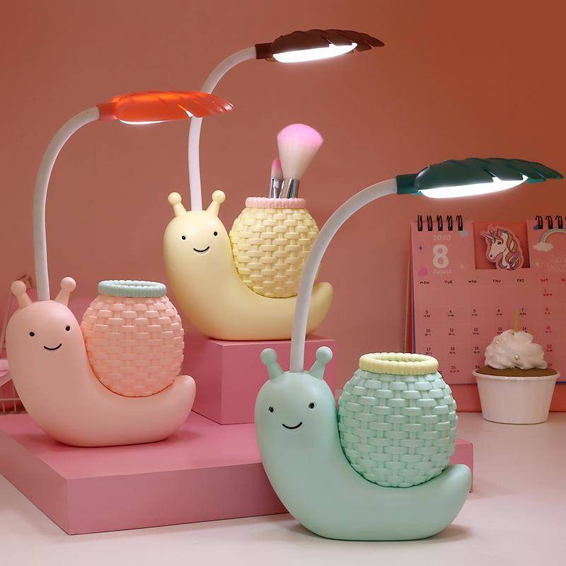 Đèn bàn LED Mắt học tập Cắm hai mục đích Ký túc xá sinh viên đèn có thể được tính để học cách làm bài tập về nhàkèm led
