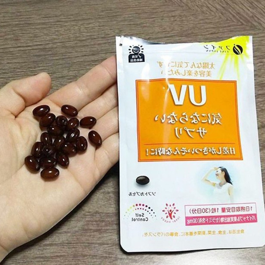 Viên uống chống nắng Fine Japan Uv Care Plus hạn chế lão hóa da, giúp da sáng mịn 30 Viên - Bahachiha