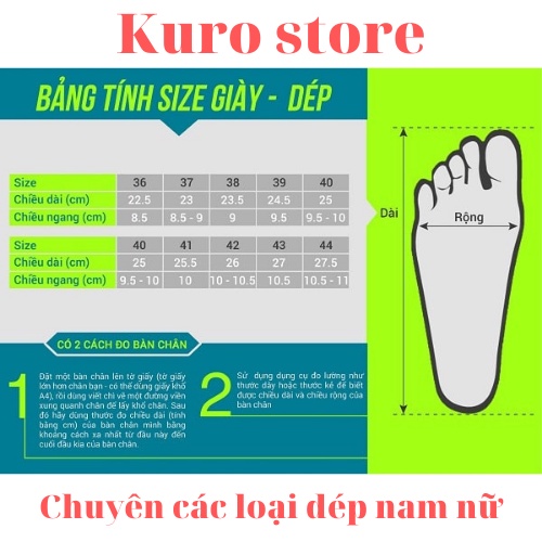 Dép quai ngang 𝐀𝐃𝐈𝐃𝐀𝐒 trắng nam nữ , dép lê nam 3 lá hàng xuất dư - Kuro official