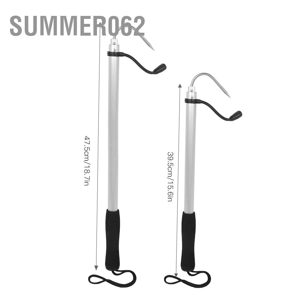 Móc câu cá thép không gỉ móc kính thiên văn biển móc hợp kim nhôm móc cá thiết bị 【Summer062】