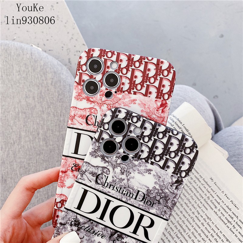 Ốp điện thoại họa tiết Dior Forest Take cho iPhone13 12 11 13ProMax XR IX XS 13