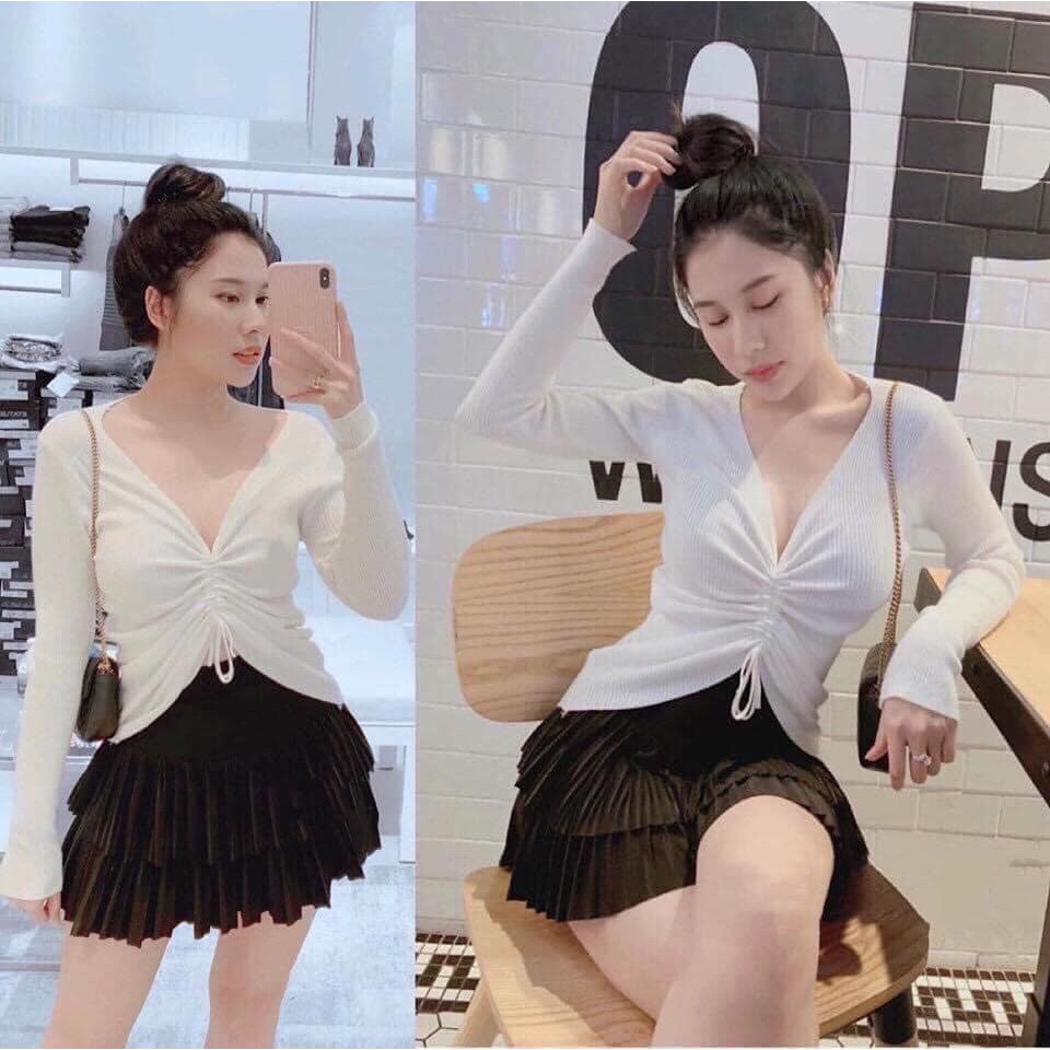 Chân váy đen ly nhỏ 2 tầng mã 995 ( kèm ảnh thật, video ) | BigBuy360 - bigbuy360.vn