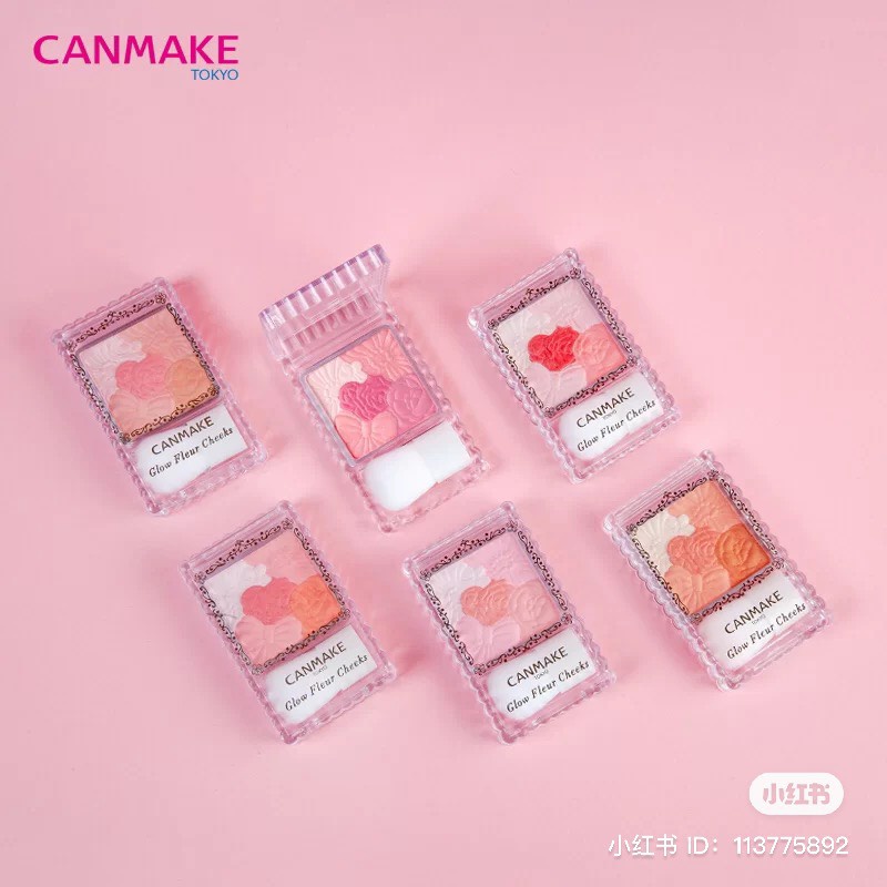 Phấn má hồng Canmake Glow Fleur Cheeks