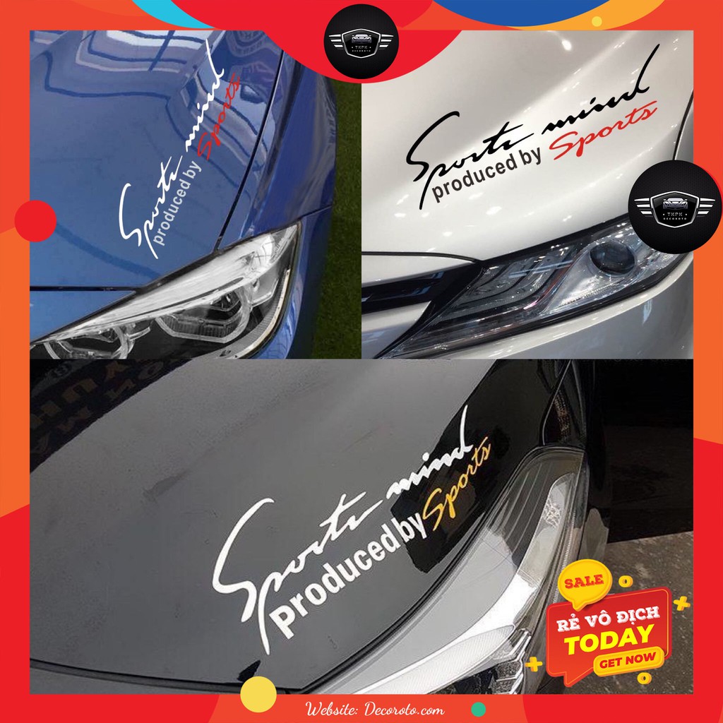 TEM DÁN SPORT MIND PRODUCED BY PHONG CÁCH THỂ THAO