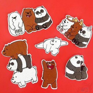 Phụ kiện trang trí trang phục kiểu hoạt hình We Bare Bears S-3