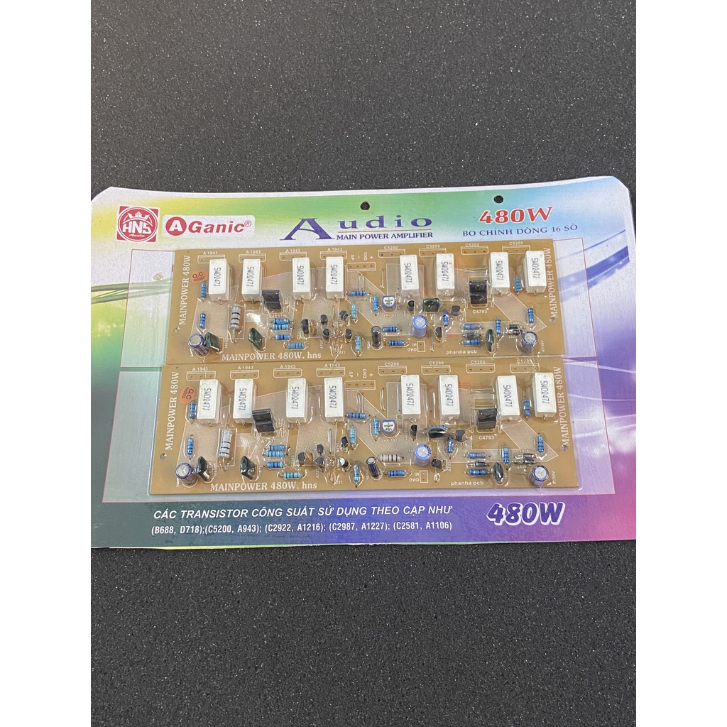Mạch công suất amply 16 sò giá rẻ