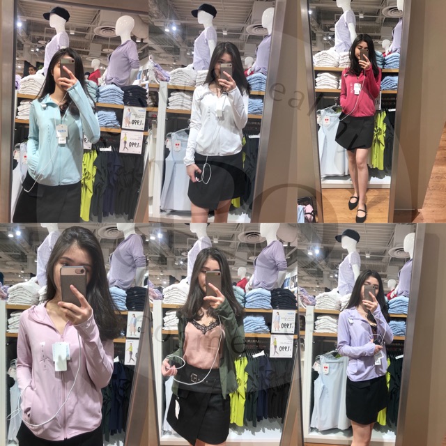 ÁO CHỐNG NẮNG THUN LẠNH NỮ UNIQLO AIRISM 2023 AUTH