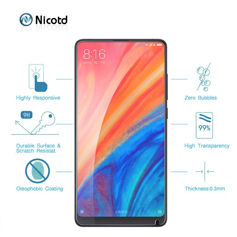 Bộ kính cường lực bảo vệ toàn mình hình Xiaomi Mi Mix 2/mix 2s/mix 3