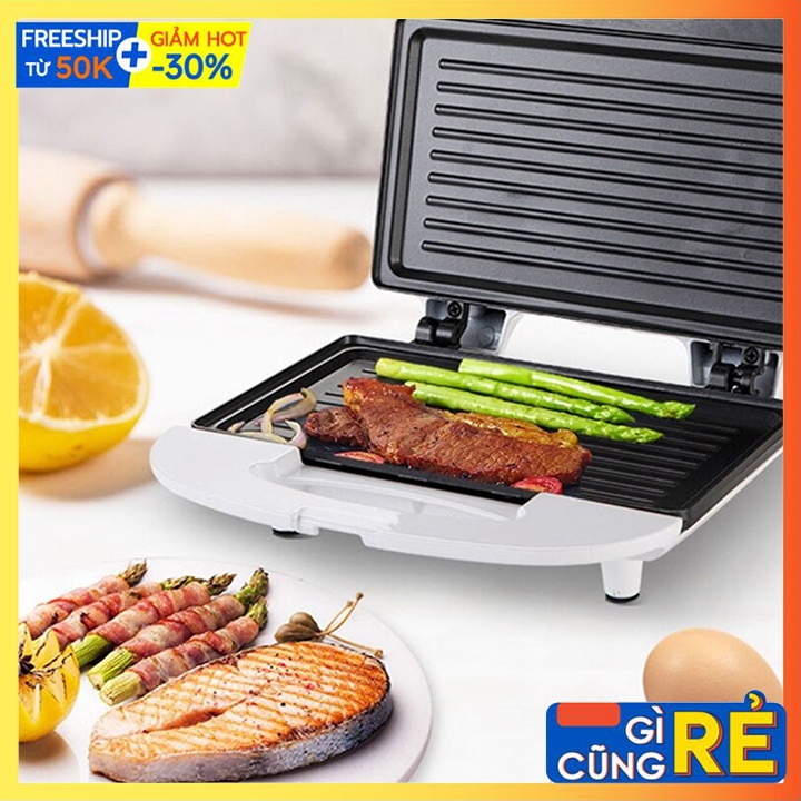 [ BH12 - Sokany ] Máy kẹp sandwich, nướng bánh mỳ 750W