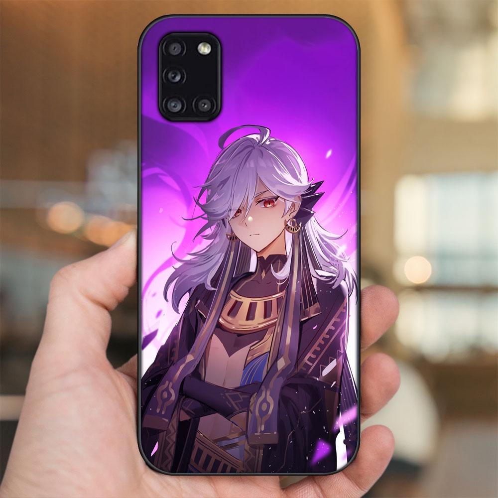 Ốp lưng Samsung A31 viền đen in hình Cyno Genshin Impact