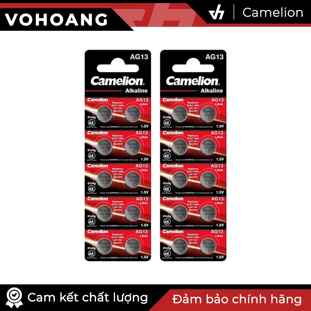 20 pin Camelion AG13 - Pin nút alkaline 1.5V