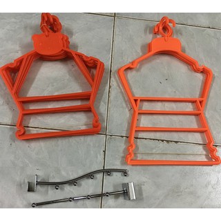Tay bi inox 10 chiếc dài 25cm 5bi, 50c móc bộ bé và 50c móc bộ to trẻ em