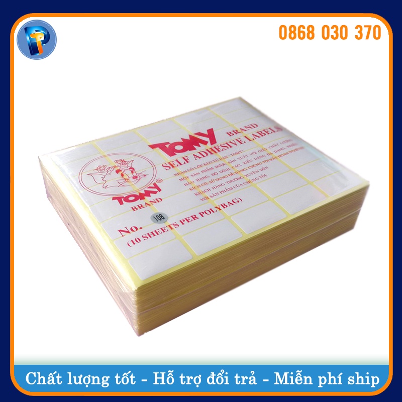 Giấy Nhãn Decal Tomy 106