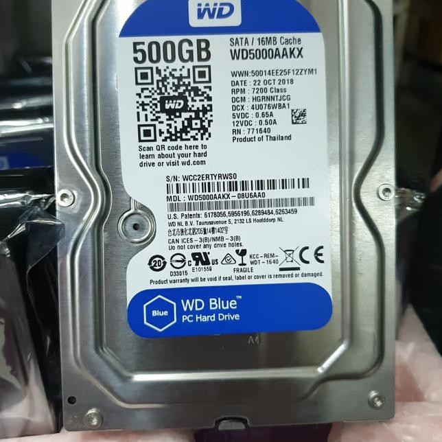 Ổ Cứng Hdd 67f Wd 500gb Blue 3.5 "