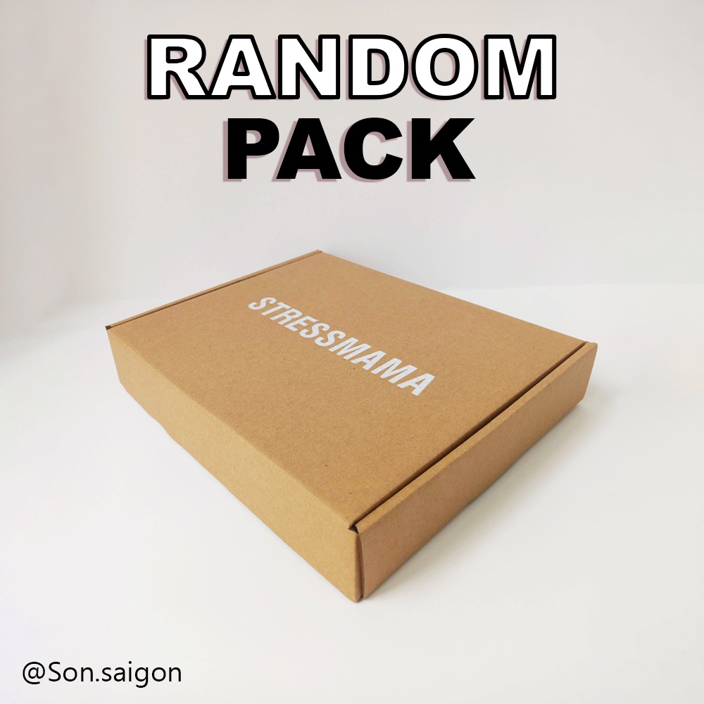Random pack Stressmama -Áo thun, quần short dù, quần đùi vải bố  Local Brand