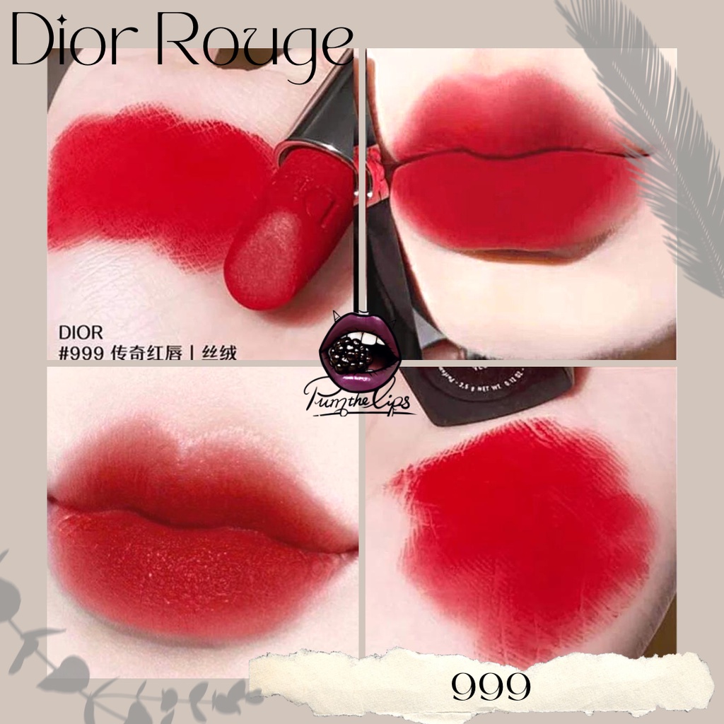 Son Dior Rouge Matte màu 999