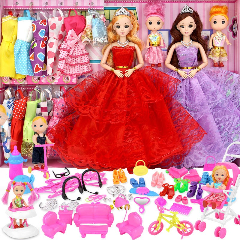 Bộ Đồ Chơi Ngôi Nhà Búp Bê Barbie Chất Lượng Cao