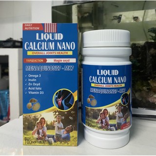 LIQUID CALCIUM NANO - BỔ SUNG Canxi giúp phòng chống còi xương, tăng cường phát triển hệ xương...