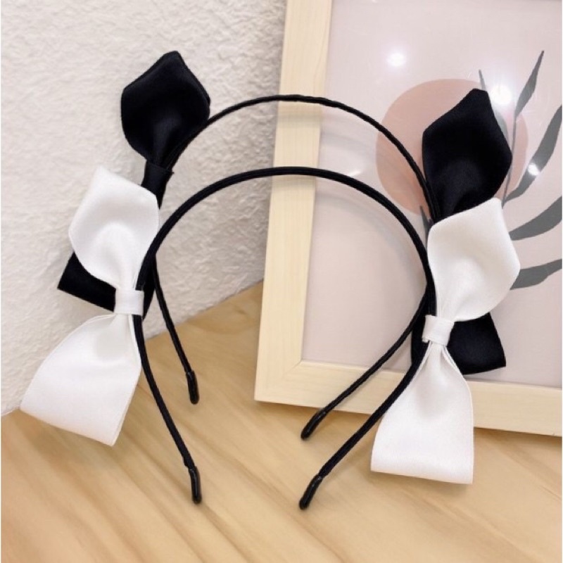 Xương bờm quấn ruy băng, phôi làm bờm handmade