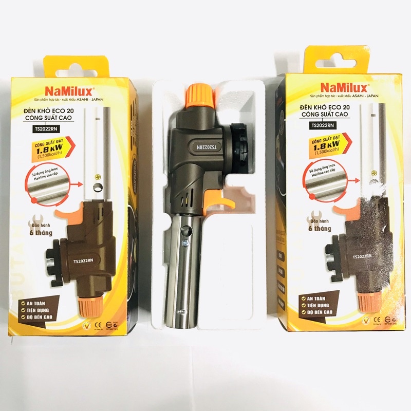 Đầu Khò Gas NaMiLux - Sử Dụng Cho Bình Gas Mini - Đèn Khò Ga TS1719RN, TS1822RF