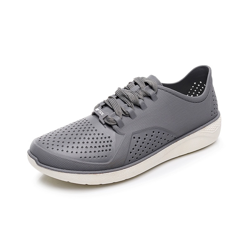 Giày nhựa nam kiểu sneaker - Giày thể thao nam nhựa - Chất liệu PVC, đế cao su êm, mềm, không ngấm nước - Mã SP HH1918