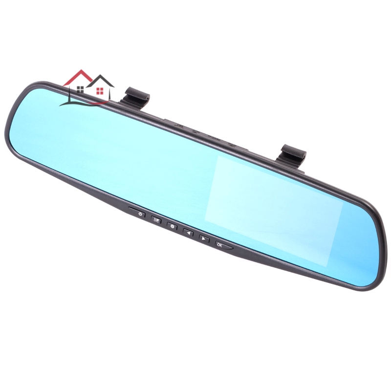 Camera hành trình màn hình lcd 2.8 inch tích hợp gương chiếu hậu tiện dụng cho xe hơi