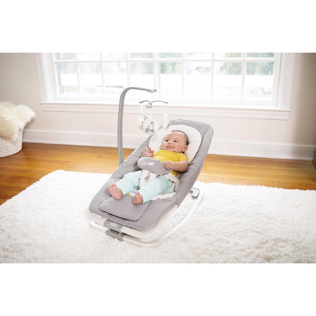 Ghế/Nôi rung ru ngủ trẻ em cao cấp, gấp gọn, phát nhạc Joie Dreamer cho bé từ sơ sinh
