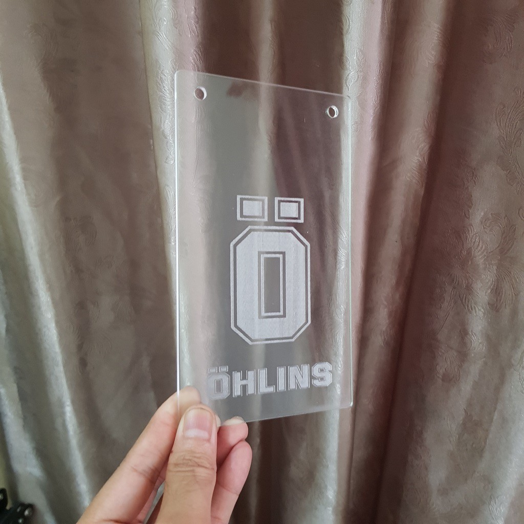 Mica Nhựa Trong Suốt Che Phuộc Sau Exciter 135 150 | WINNER | Phuộc OHLINS HTB06