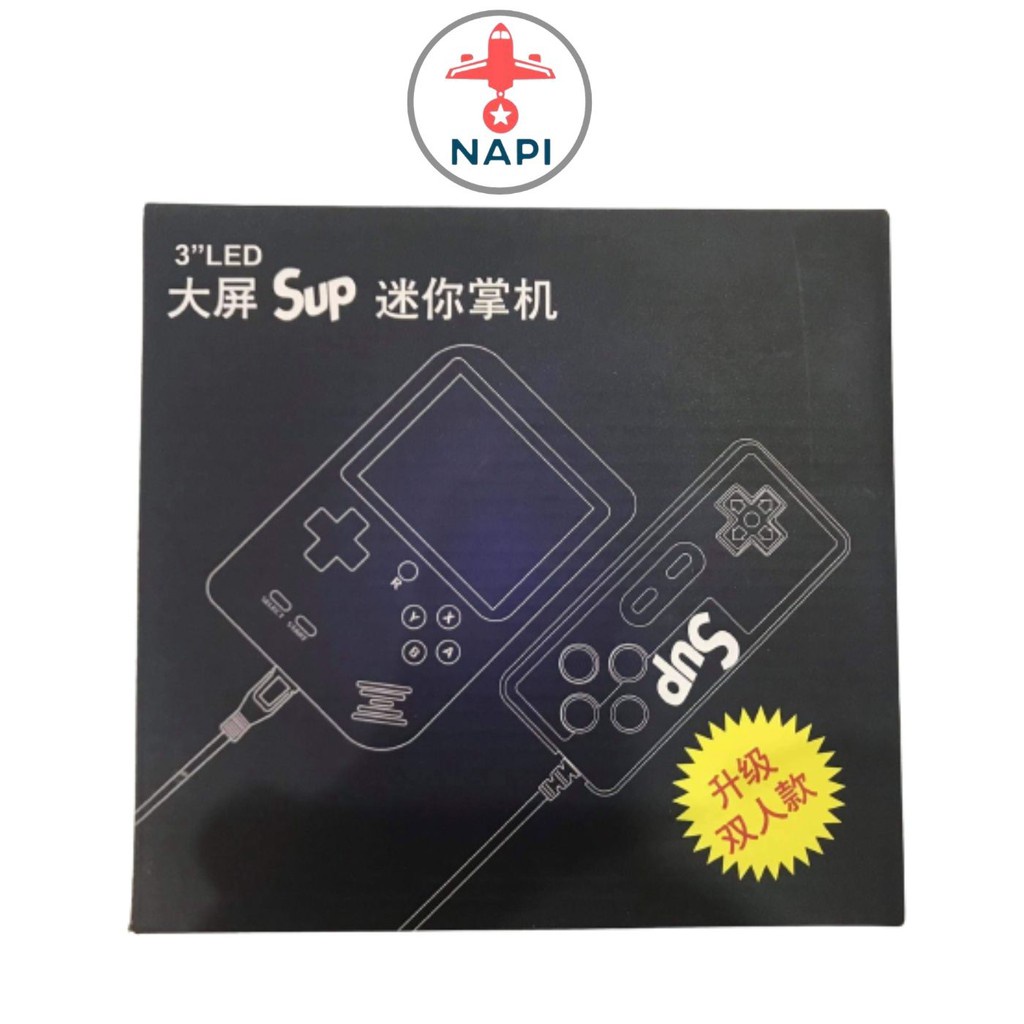 [kho sẵn sàng] Máy chơi game sup 400 2 người Súp máy chơi điện tử cầm tay bộ đầy đủ