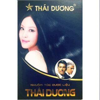 Nhuộm tóc dược liệu Thái Dương - nhuộm màu đen cho tóc bạc