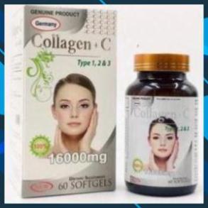 Collagen C 16000mg đẹp da, chống lão hóa, mờ thâm, trắng da Hộp 60 viên h h b .