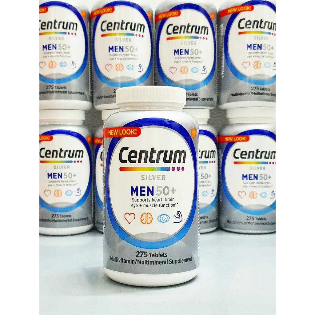 sale date 1/24 centrum men's 50+ chai 275 viên từ mỹ, vitamin tổng hợp cho nam trên 50 tuổi