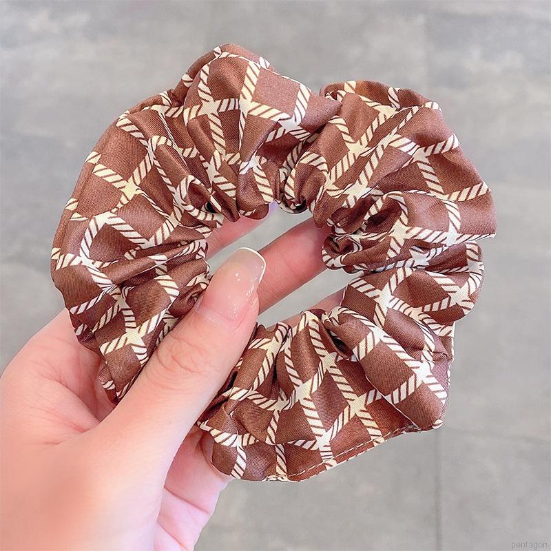 Dây buộc tóc cỡ lớn in họa tiết Maruko tinh tế thời trang cho nữ