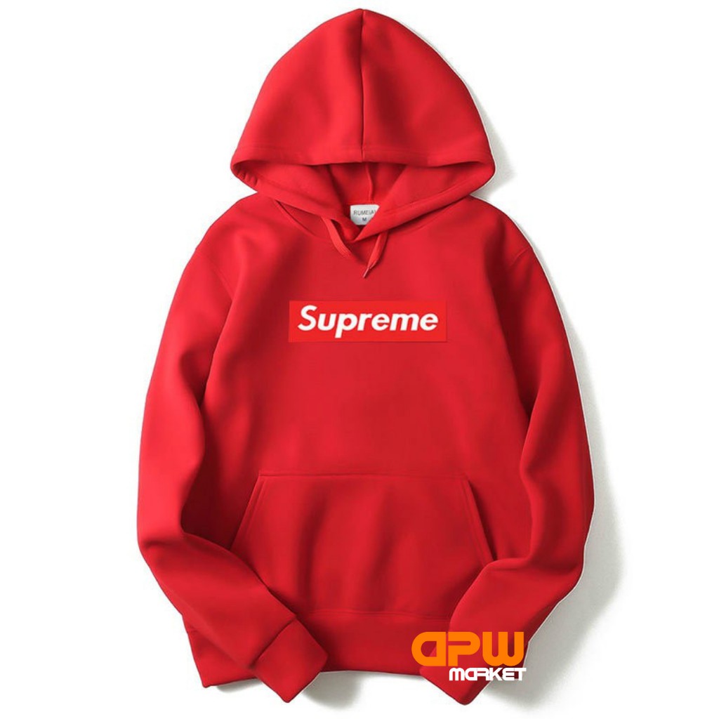 Áo Hoodie In Chữ Supreme Thời Trang Cho Nam Nữ